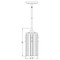 Z-Lite Alverton 1 Light Mini Pendant, Polished Nickel & Clear 3036MP-PN - alternate 6